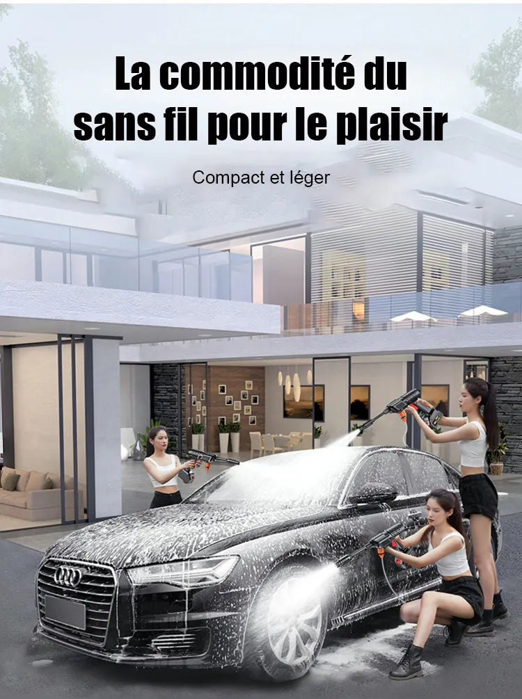 Kifaya - Pistolet de lavage haute pression sans fil