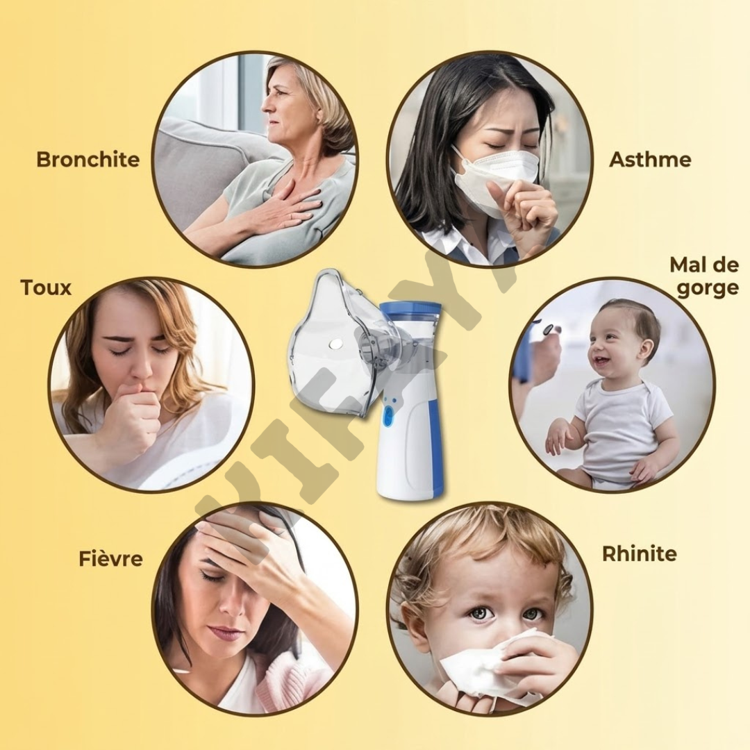 Kifaya - Nébuliseur à Mesh Portable Enfants/Adultes