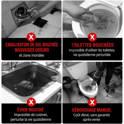 Kifaya - Déboucheur de Canalisation en Poudre