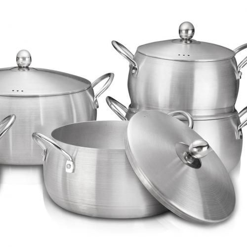 Kifaya - Casserole Aluminium 5 Pièces