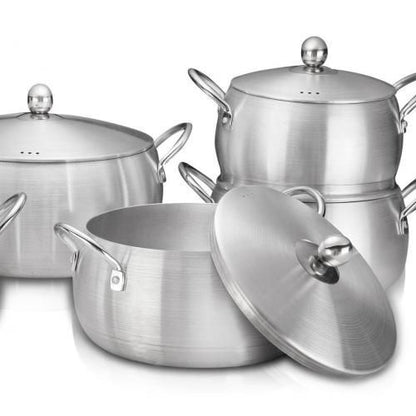 Kifaya - Casserole Aluminium 5 Pièces