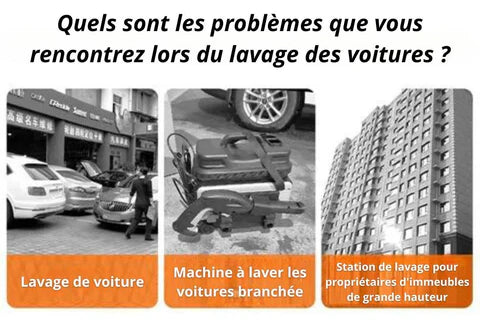 Kifaya - Pistolet de lavage haute pression sans fil