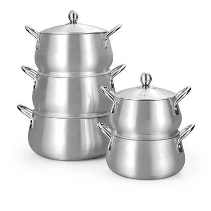 Kifaya - Casserole Aluminium 5 Pièces