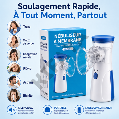 Kifaya - Nébuliseur à Mesh Portable Enfants/Adultes