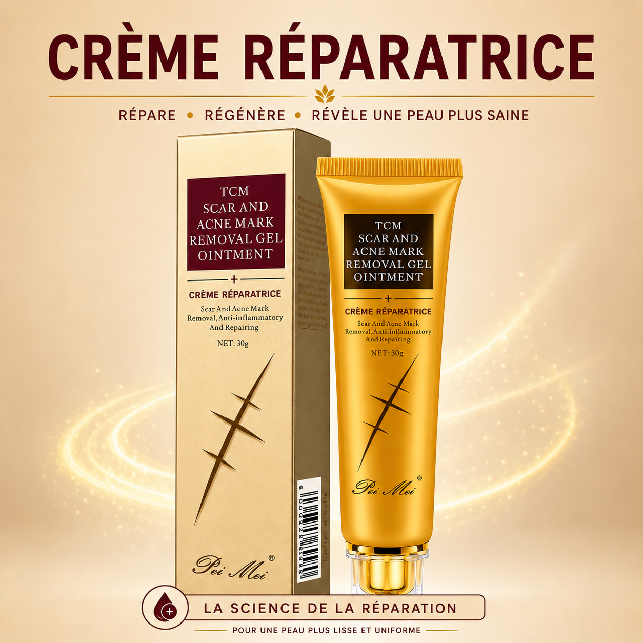 Kifaya - Crème Réparatrice Anti-Cicatrices & Vergetures
