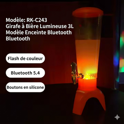 Kifaya - Distributeur de bière 3L avec woofer