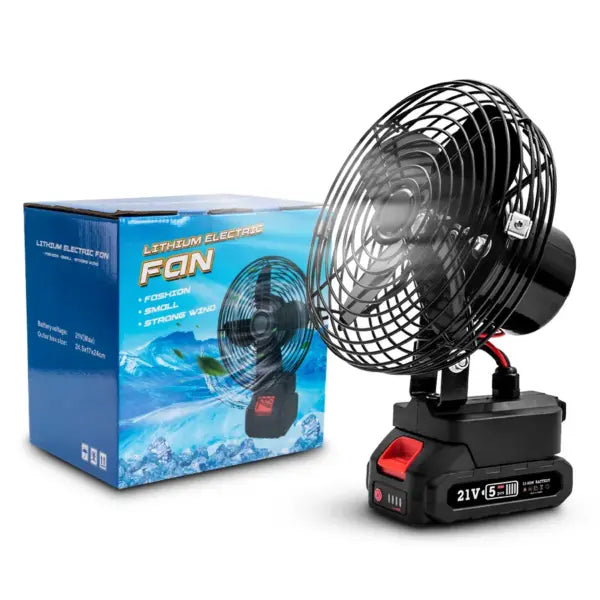 Kifaya - Ventilateur A Batterie Rechargeable