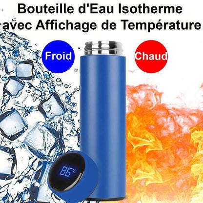 Kifaya - Bouteille Thermo Isotherme avec Affichage de Température