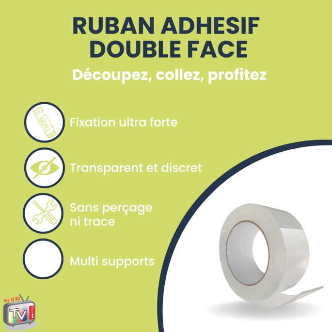 Kifaya - Ruban Adhésif Double Face