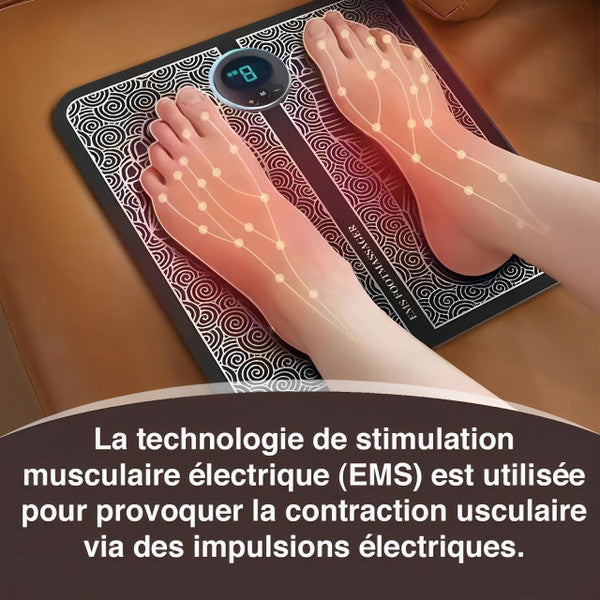 Kifaya - Tapis De Massage De Pieds Électrique