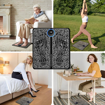 Kifaya - Tapis De Massage De Pieds Électrique